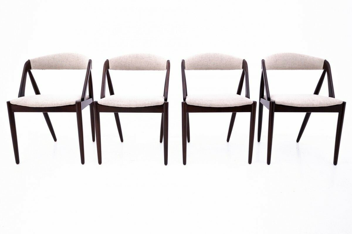 A Set Of Chairs Designed By Kai Kristiansen From The 1960s, Denmark, Model 31. After Renovation. photo for sale