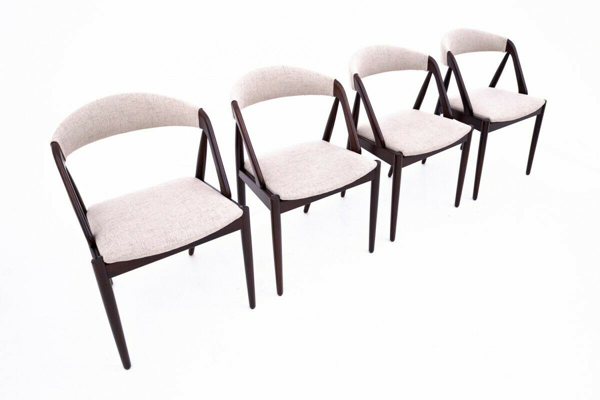 A Set Of Chairs Designed By Kai Kristiansen From The 1960s, Denmark, Model 31. After Renovation. photo Furniture