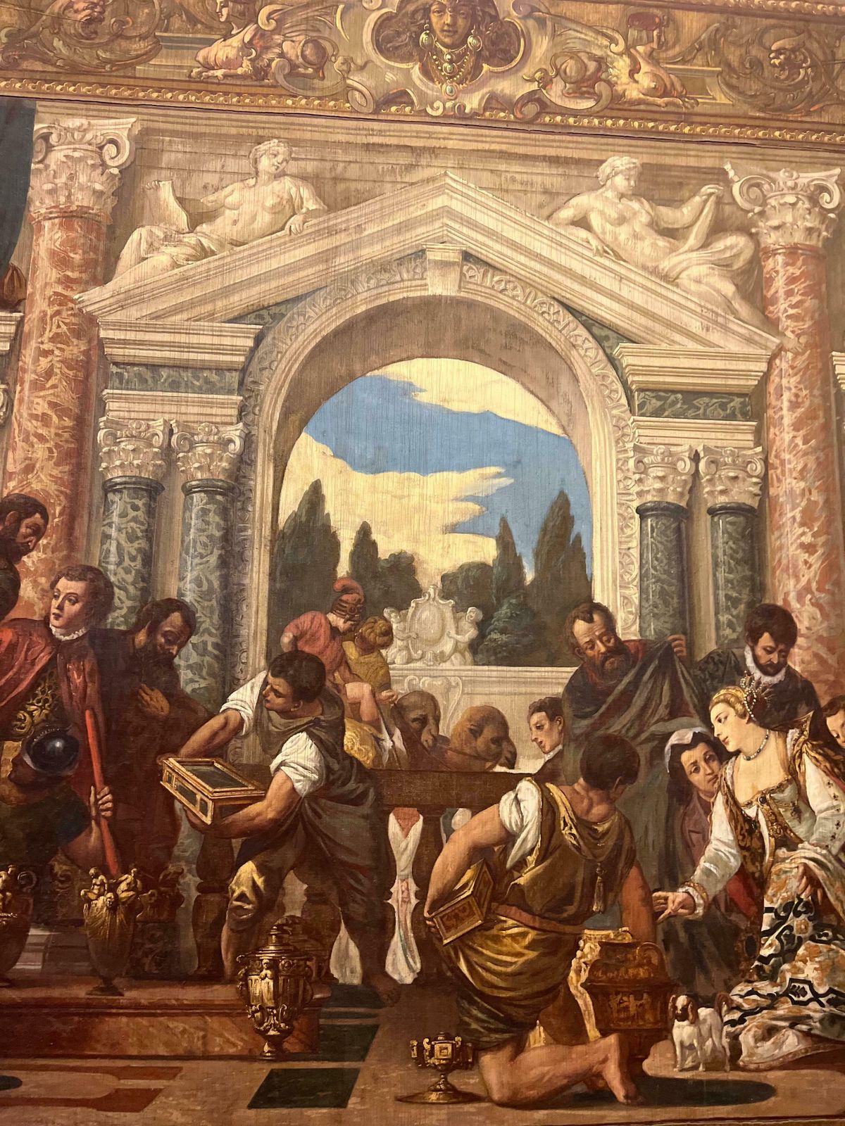 photo buy 17th Century Copy Of "The Queen Of Sheba Offering Gifts To Solomon"