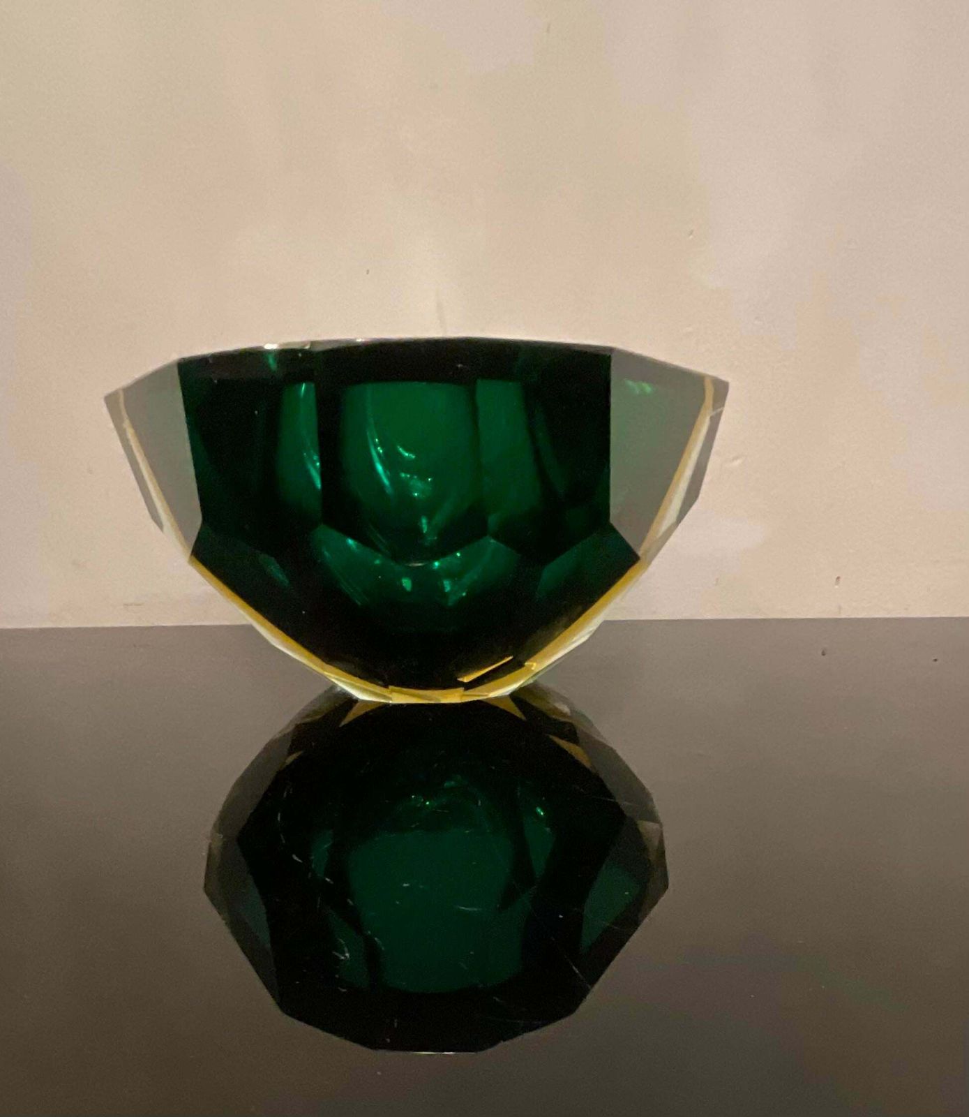 photo furniture Seguso   Flavio Poli   Murano Glass Ashtray   Submerged Glass 1960
