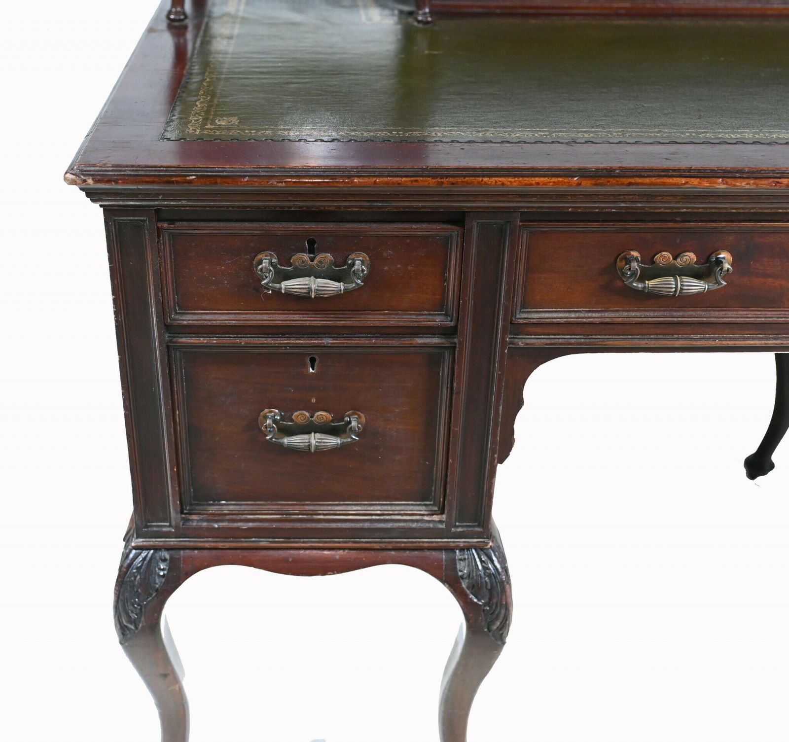 French Ladies Desk Mahogany Bureau Du Dame Empire photo vinterior