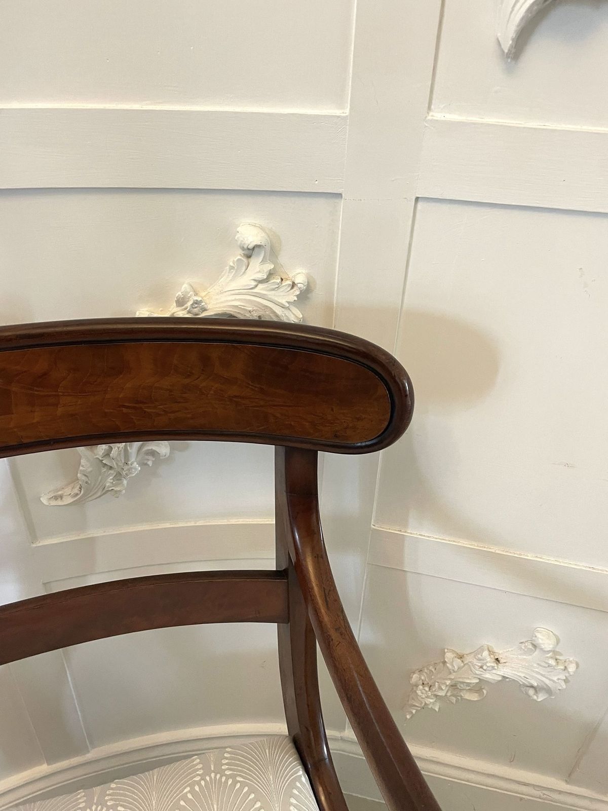 Antique 19th Century Quality Mahogany Desk Chair photo Furniture