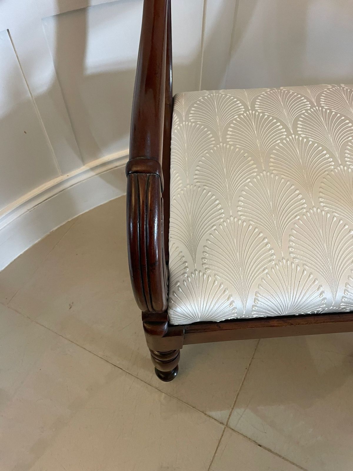 Antique 19th Century Quality Mahogany Desk Chair photo vintage