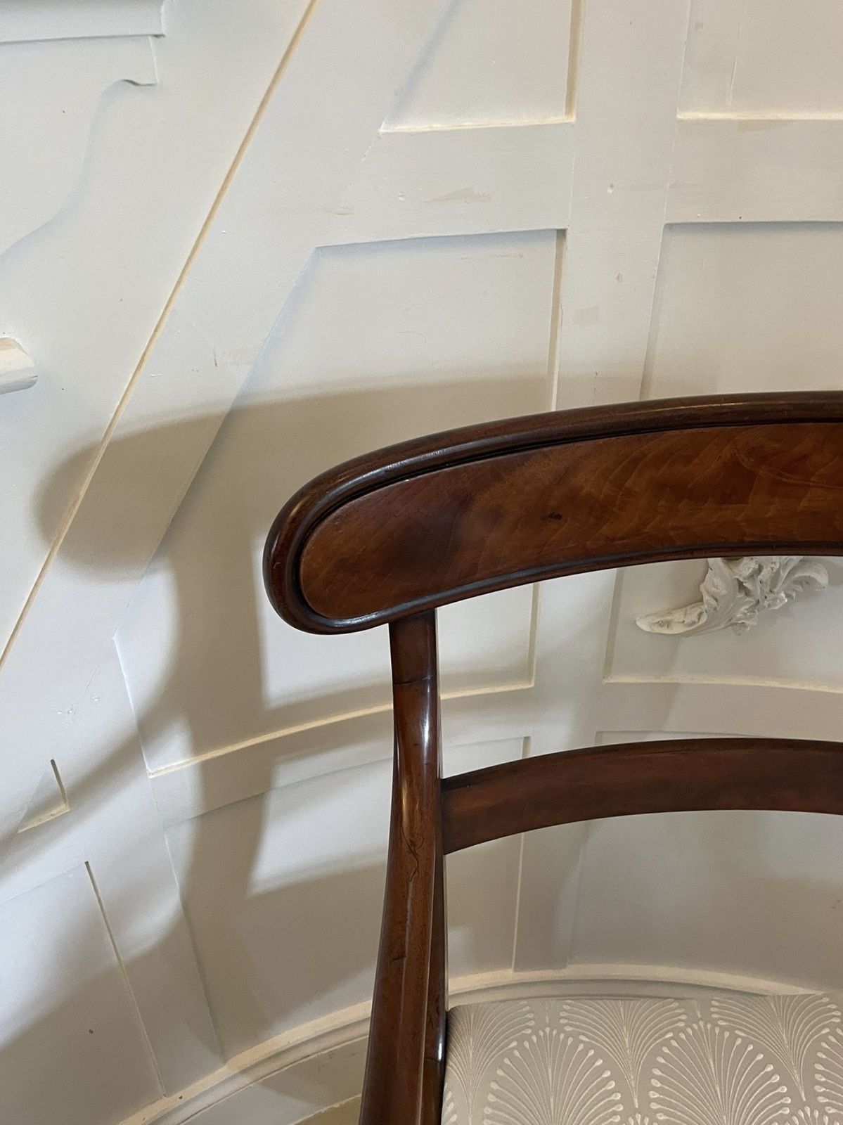 photo for sale Antique 19th Century Quality Mahogany Desk Chair