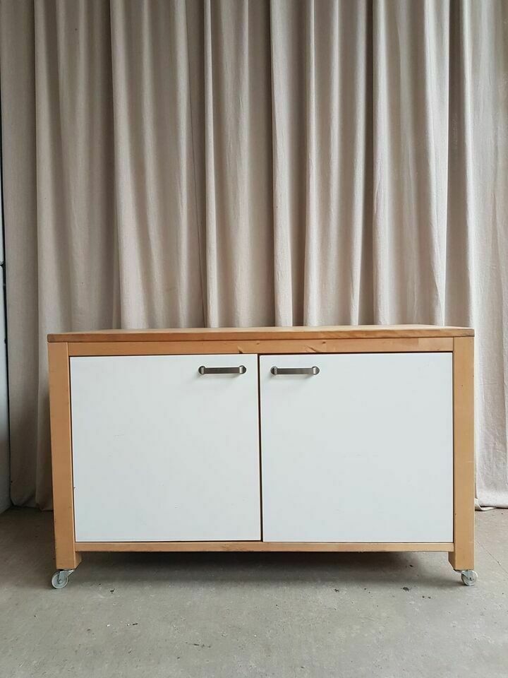 Vtg Mid Century Modernist Style Ikea Varde Sideboard Kitchen Cupboard photo buy