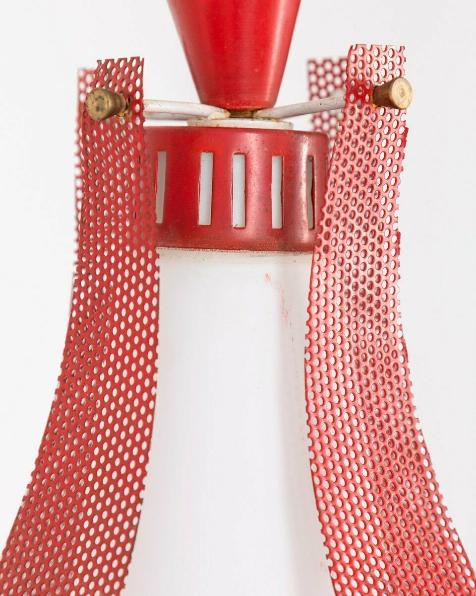 Italian Pendant Lamp In Metal And Glass, 1970s photo 406.0