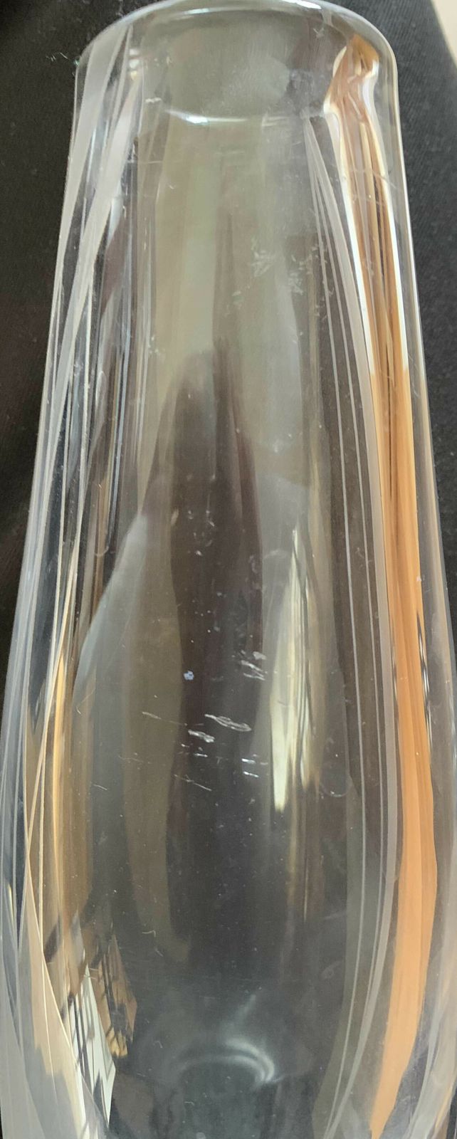 Scandinavian Mid Century Sail Vase By Orrefors Designed By Sven Palmqvist photo buy