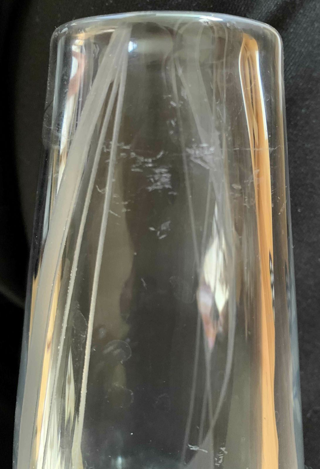 Scandinavian Mid Century Sail Vase By Orrefors Designed By Sven Palmqvist photo vintage