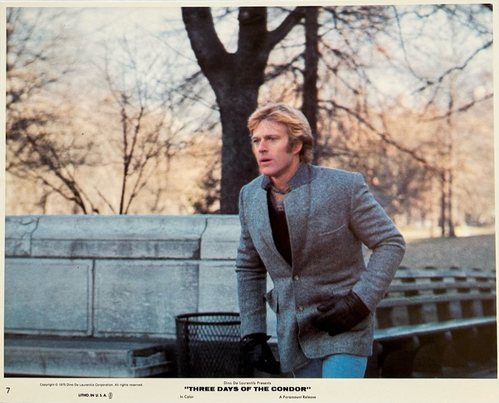 Three Days Of The Condor   Original 1975 Lobby Card #7