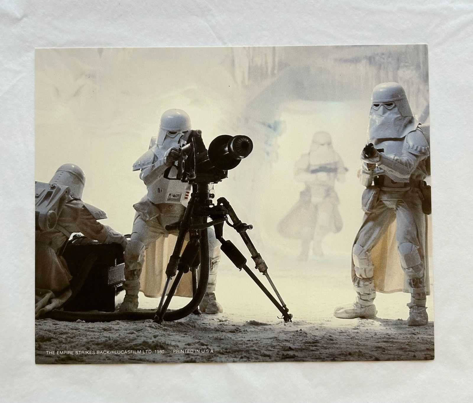 Star Wars: The Empire Strikes Back 1980 Vintage Lobby Card #13 photo furniture