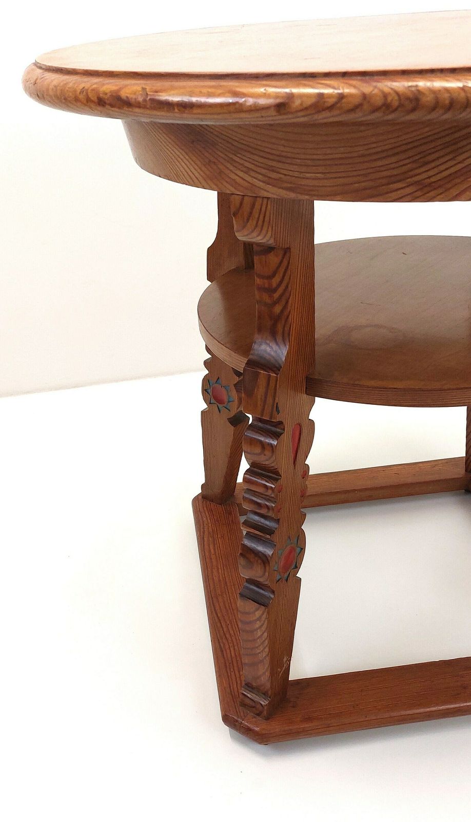 Cottage Table / Rustic Wooden Table / 1960s / Solid Wood Vintage Table / Coffe Table photo for sale