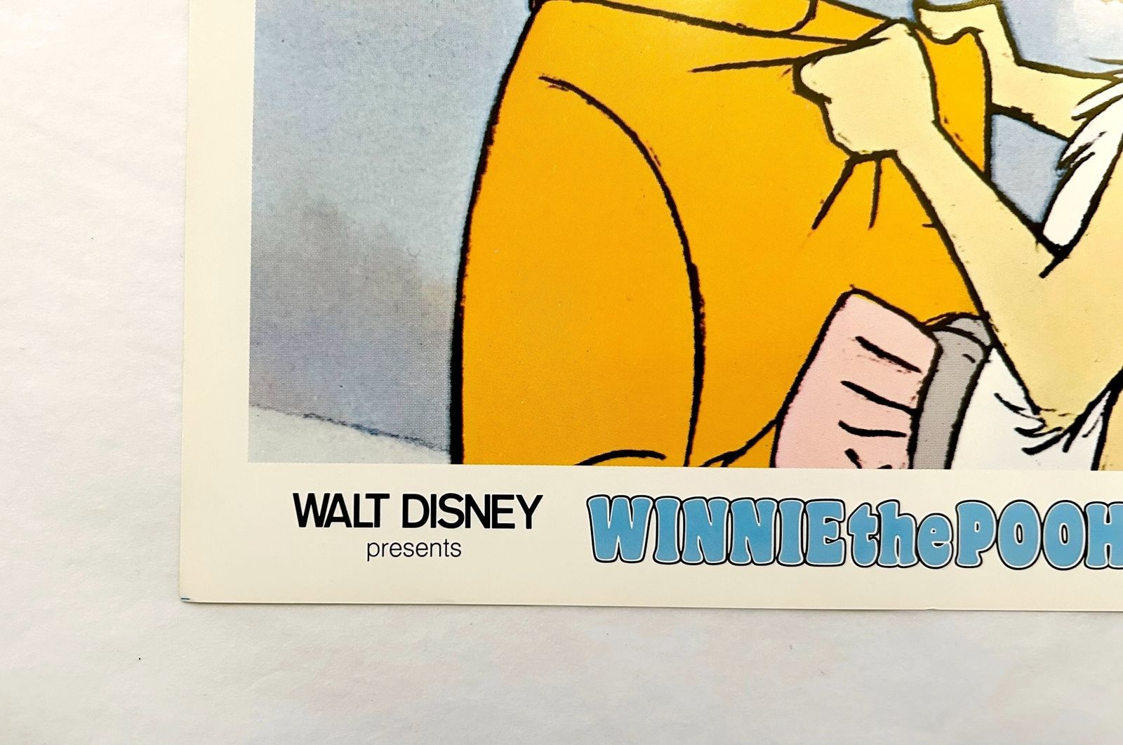 Winnie The Pooh And Tiger Too   Original 1974 Lobby Card photo furniture