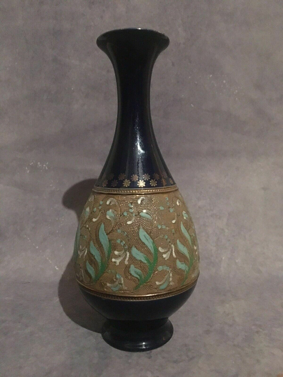 Doulton Lambeth Antique Stoneware Vase Victorian Stoneware Pottery photo furniture