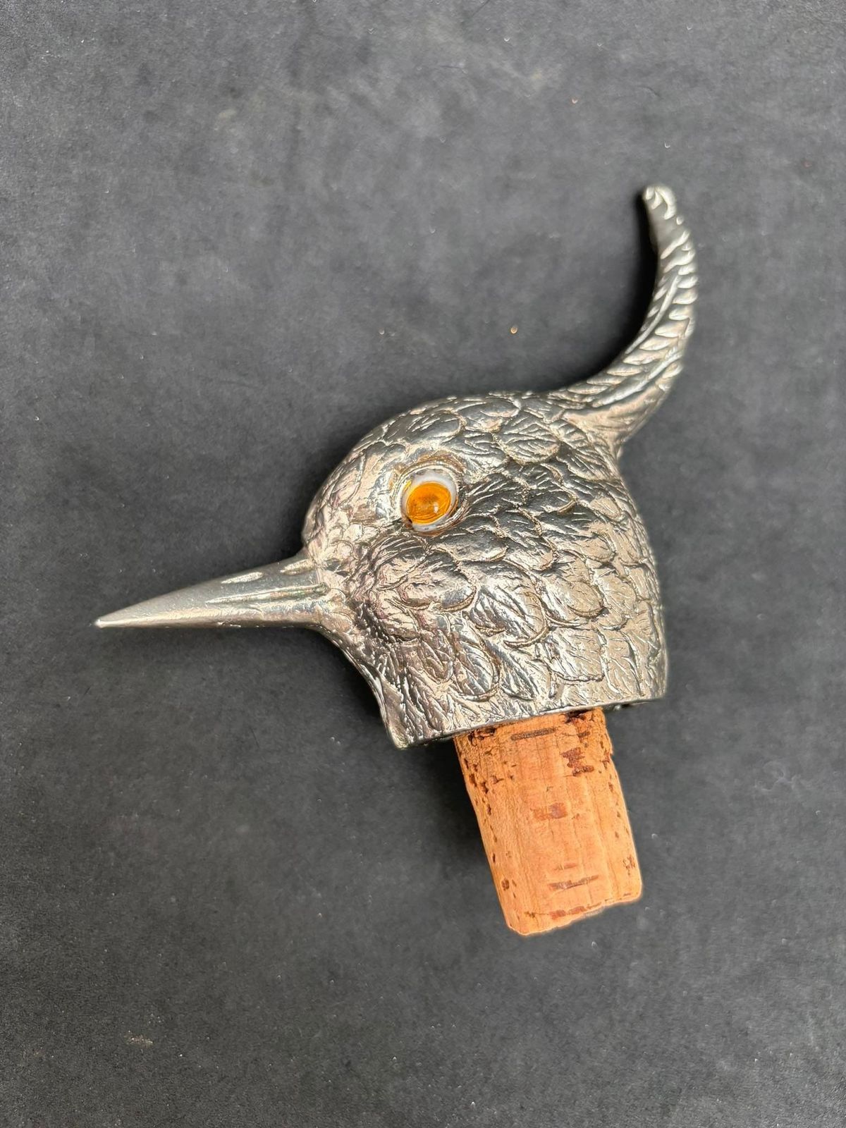 Bottle Cork Stopper Lapwing Wine Animal Bird Antique Bar Tools, Bar Accessories Gift Collector Gift For Him Hunter Gift Hunting Table Decor photo buy