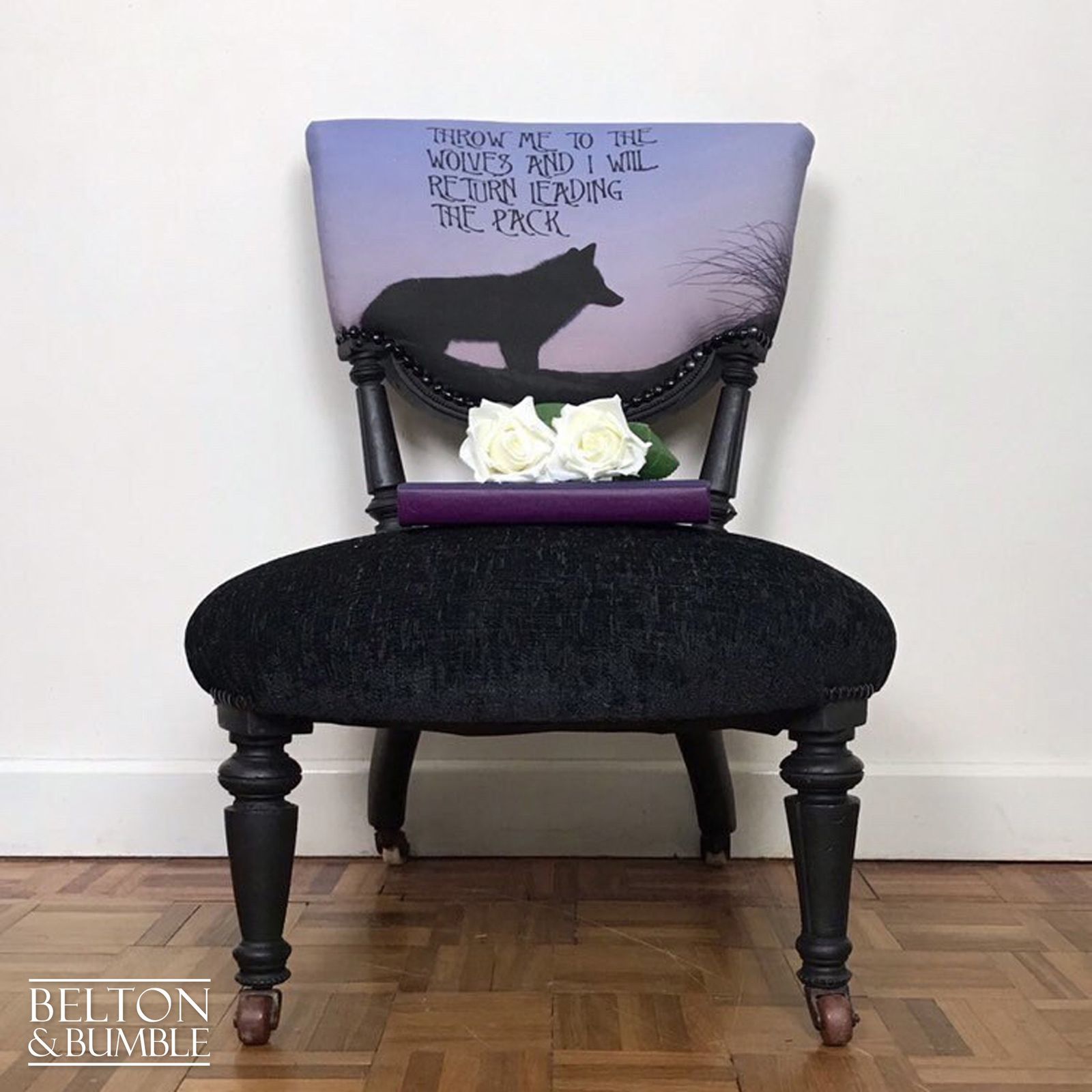 Black Antique Nursing Chair