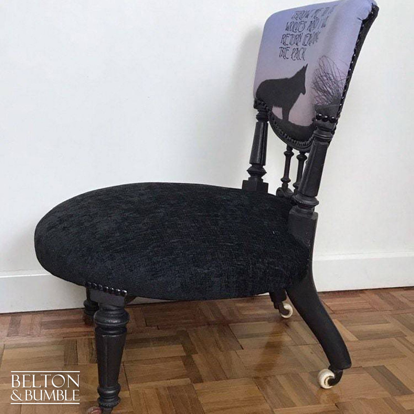 Black Antique Nursing Chair photo 125.0
