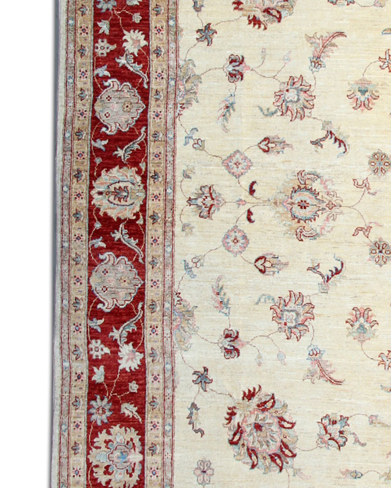 Vintage Ziegler Sultanabad Rug, Handwoven Oriental Wool Carpet  255 X 320 Cm photo buy