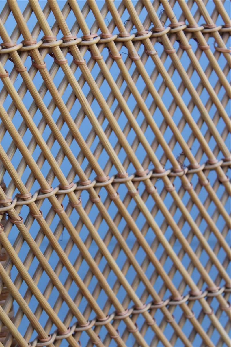 2626.0 Large Decorative Italian Straw Chair From Around 1950, Franco Albini Style photo