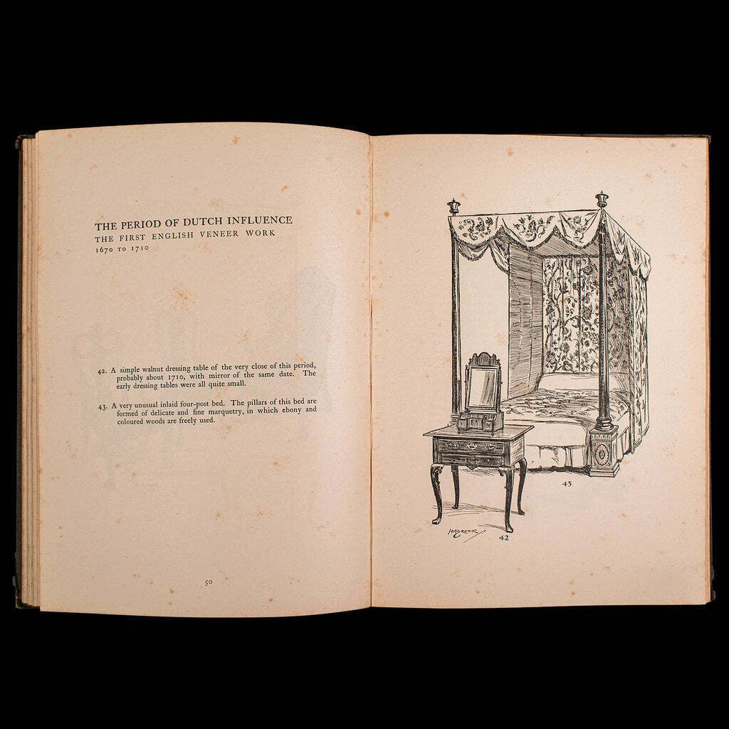 Antique Book, Old English Furniture, Illustrated, Reference, Edwardian, C.1910 photo buy