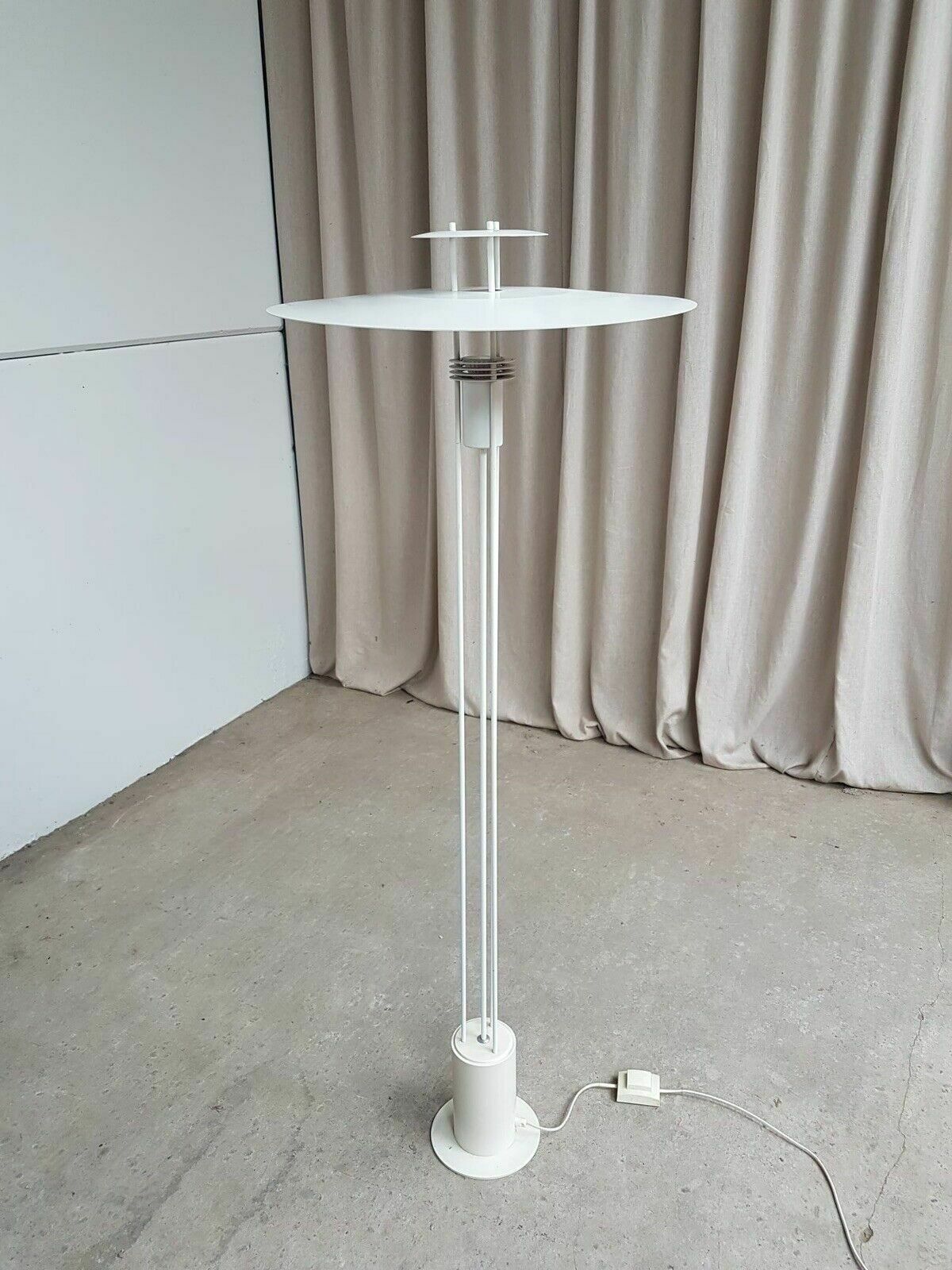 Vtg Late Mid Century Benny Frandsen Modernist Floor Lamp Danish Scandi #423 photo Lighting