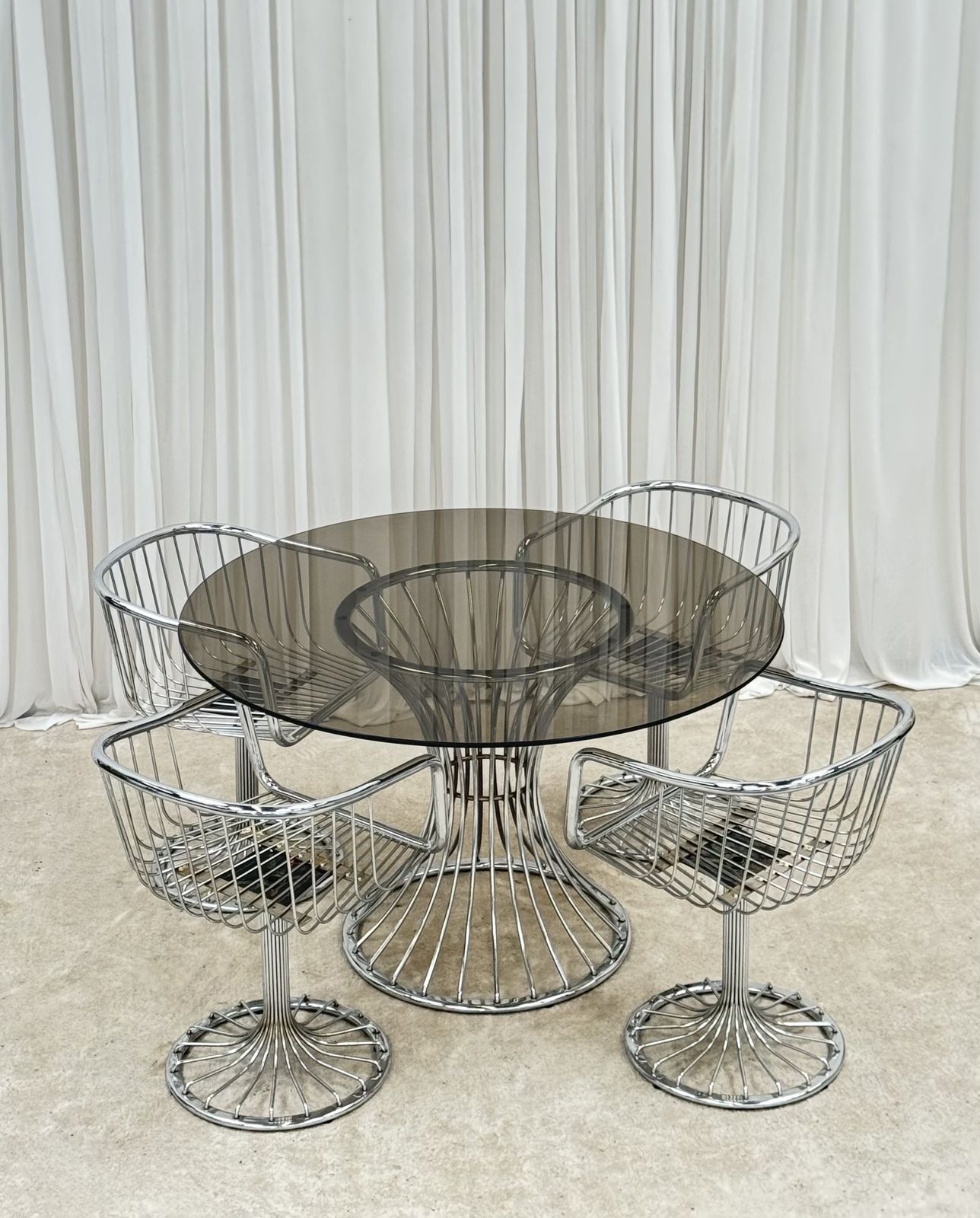Gastone Rinaldi Dining Set, 1970’s, Italy photo 2150.0