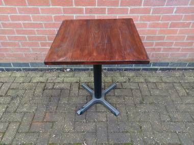 Square Restaurant Pedestal Table