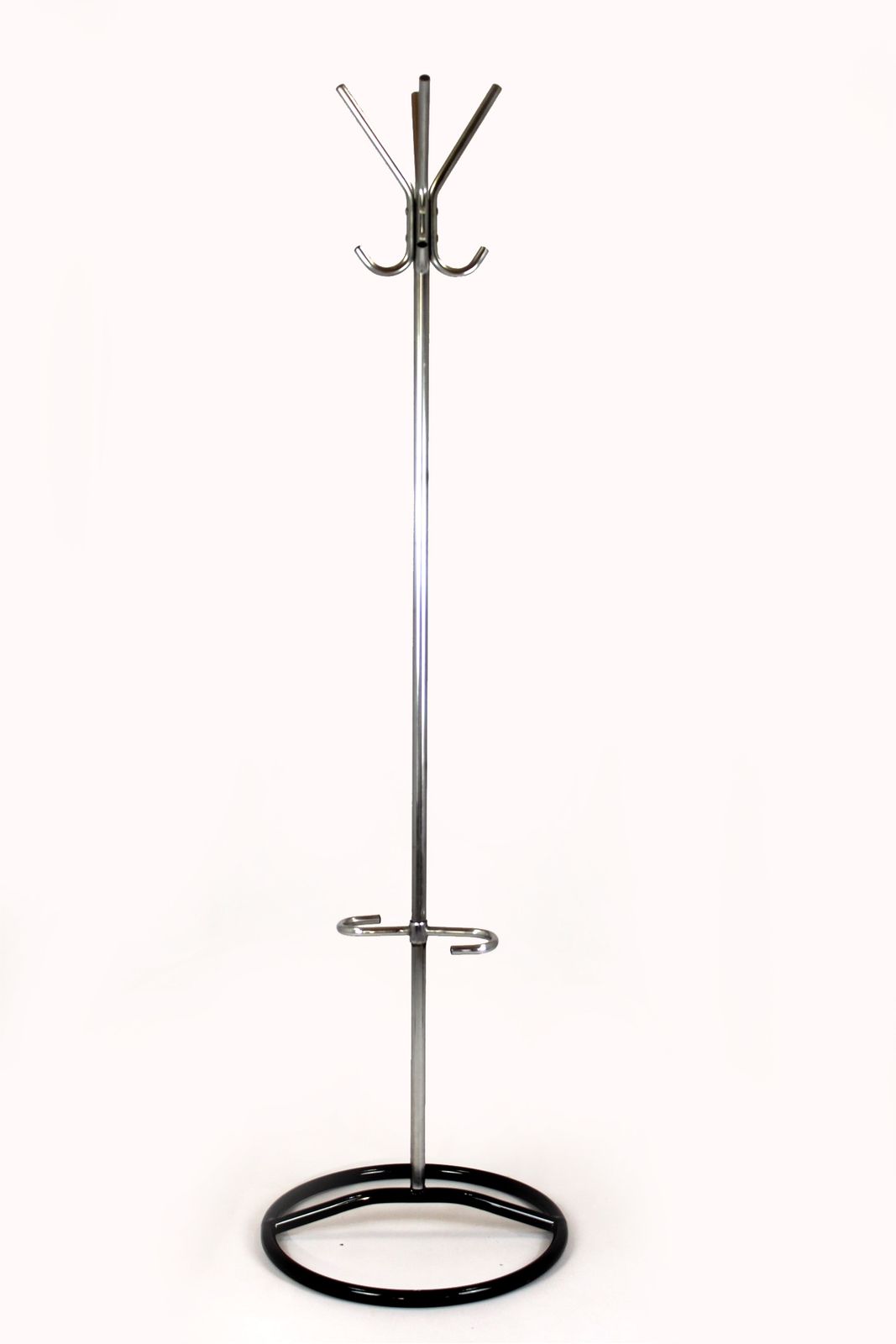 Bauhaus Chrome Plated Coat Racks, 1930s, Set Of 3 photo for sale