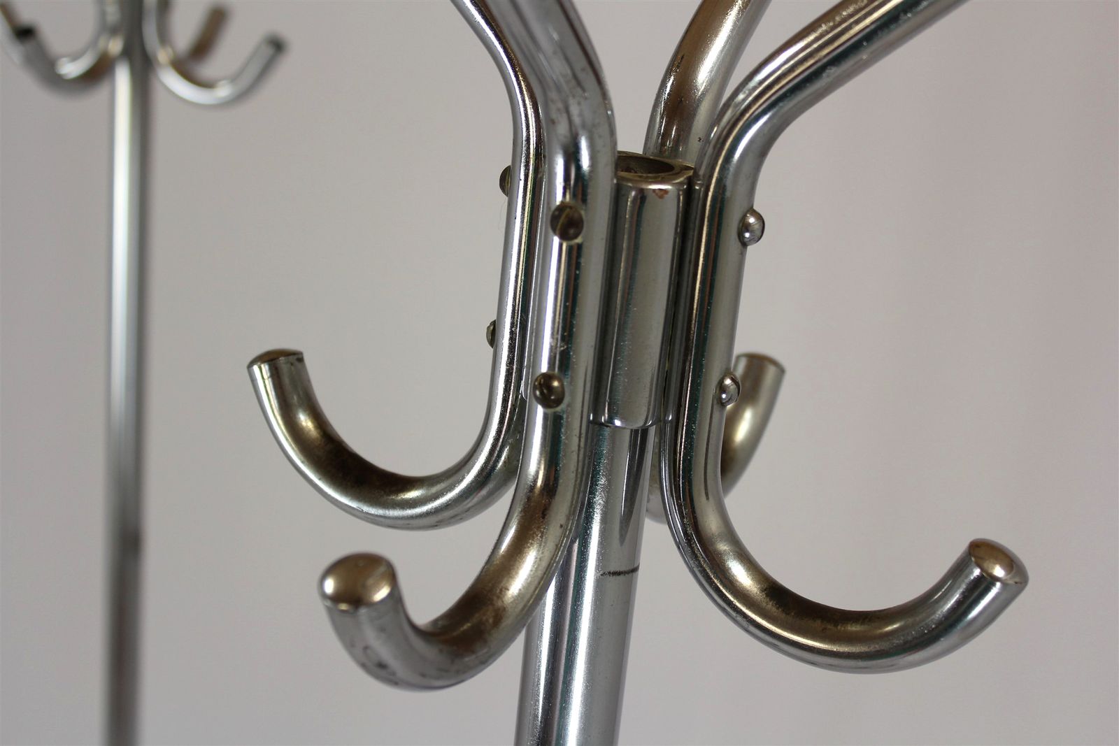 photo for sale Bauhaus Chrome Plated Coat Racks, 1930s, Set Of 3