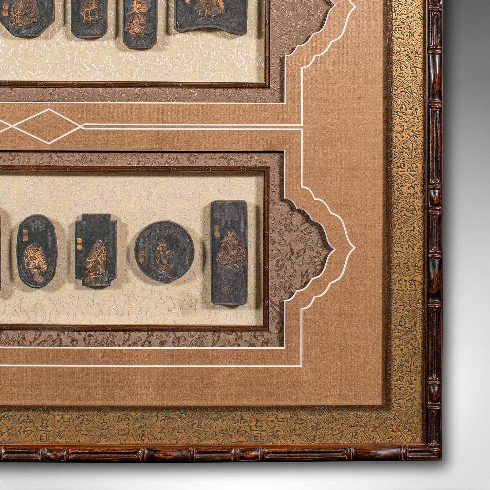 Large Antique Ink Stone Display Set, Chinese, Ornamental Stones, Qing, Victorian photo 1295.0