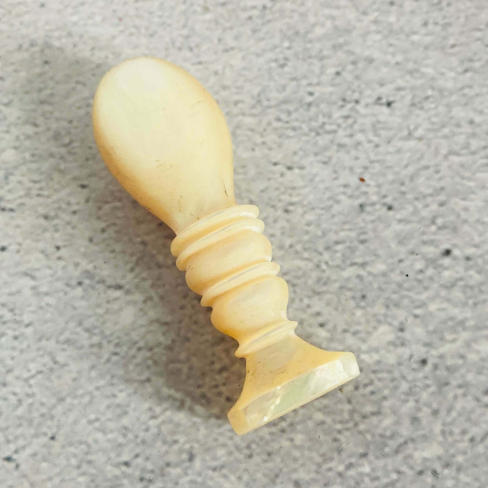 Georgian Mother Of Pearl Wax Seal Stamp
