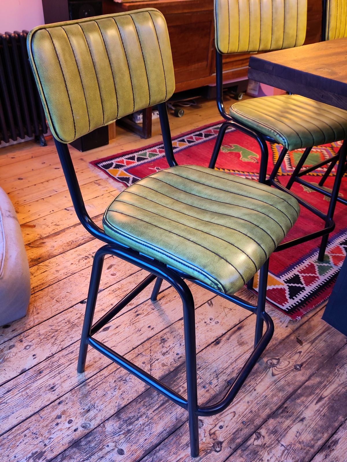 Bar Stools 66cm With High Back Rest X4 photo furniture