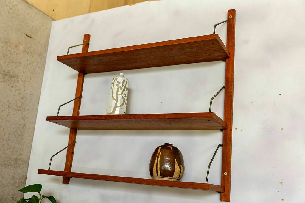 Poul Cadovius Style Danish Royal Wall System Teak Mid Century photo buy