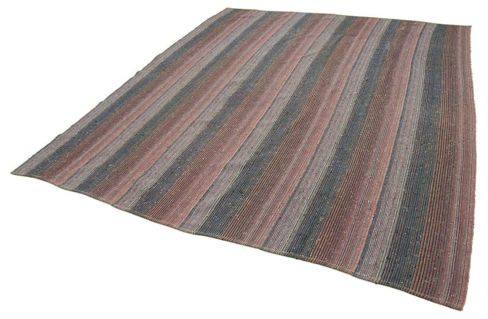 Handmade Multicolor Flatweave Anatolian Kilim Rug 240 Cm X 285 Cm photo for sale