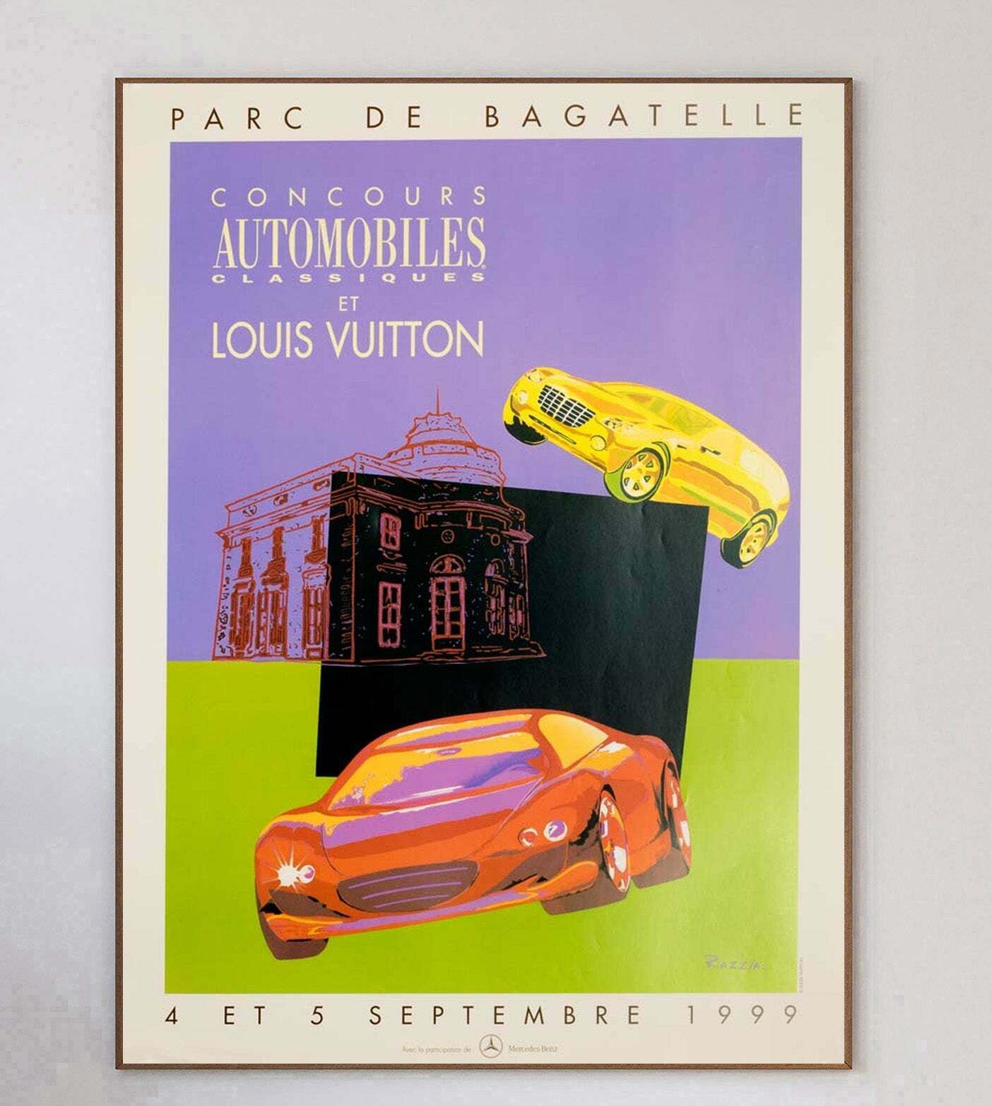 Louis Vuitton Bagatelle 1999   Razzia Original Vintage Poster photo 475.0