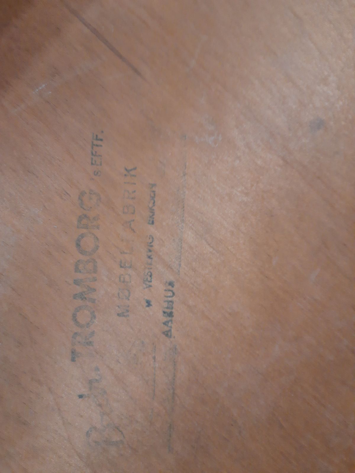 photo furniture Vestervig Eriksen, Rare, Stamped Chair With Armrests.