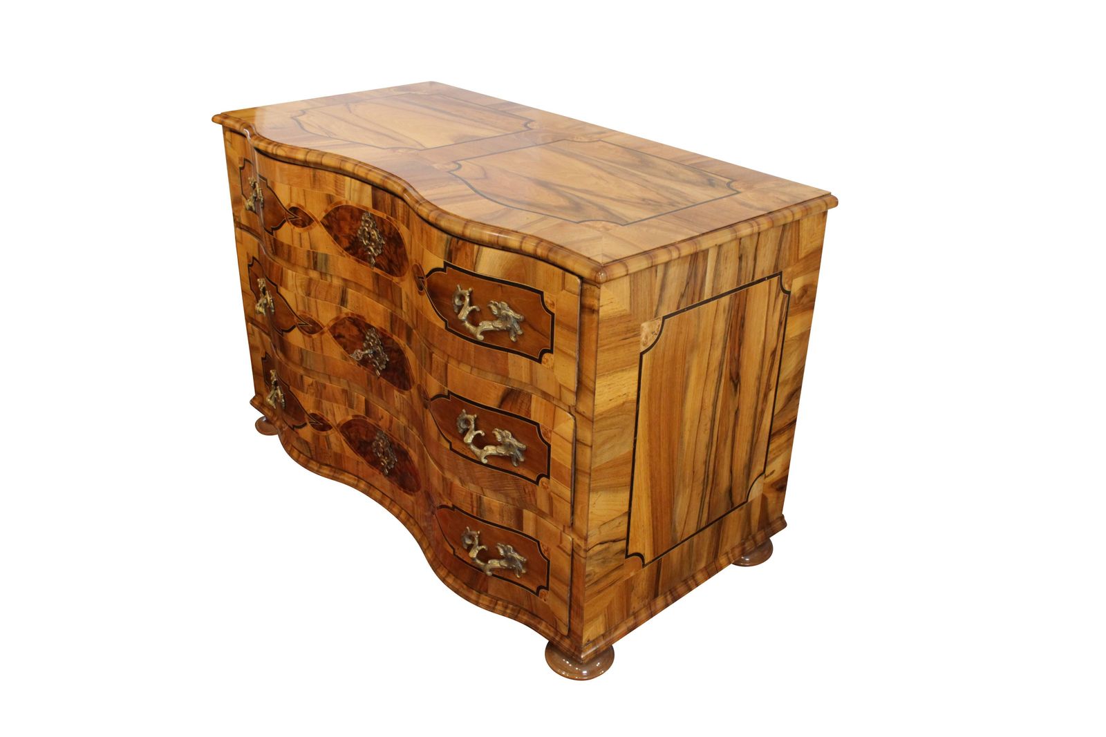 18th Century Big Baroque Walnut Chest Of Drawers photo Furniture