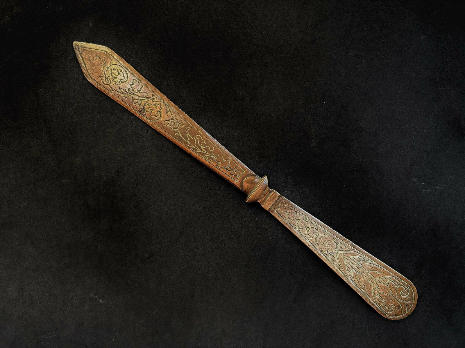 Brievenmesje Presse Papier Art Nouveau Art Deco Bureauaccessoire Antiek Bureaucadeau