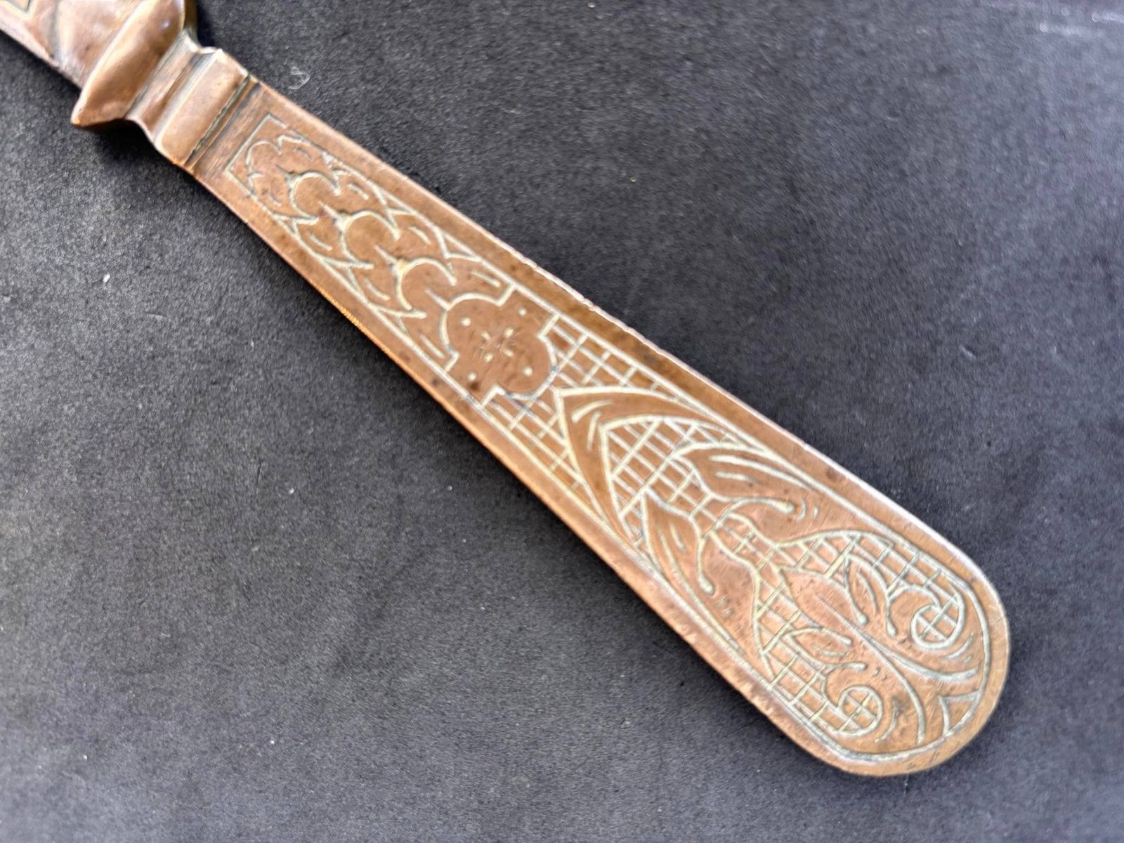 Letter Opener Paper Cutter Knife Art Nouveau Aryt Deco Gift For Him Desk Accessories Antique Decor Desk Gift For Him photo vinterior