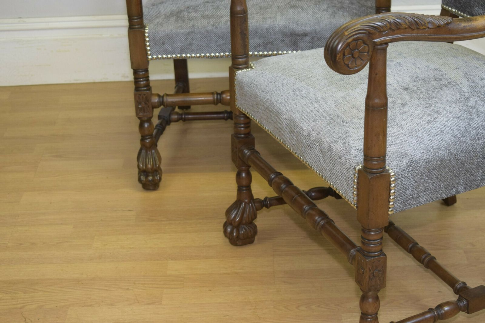 1065.0 Pair Of Early 20th Century French Armchairs photo
