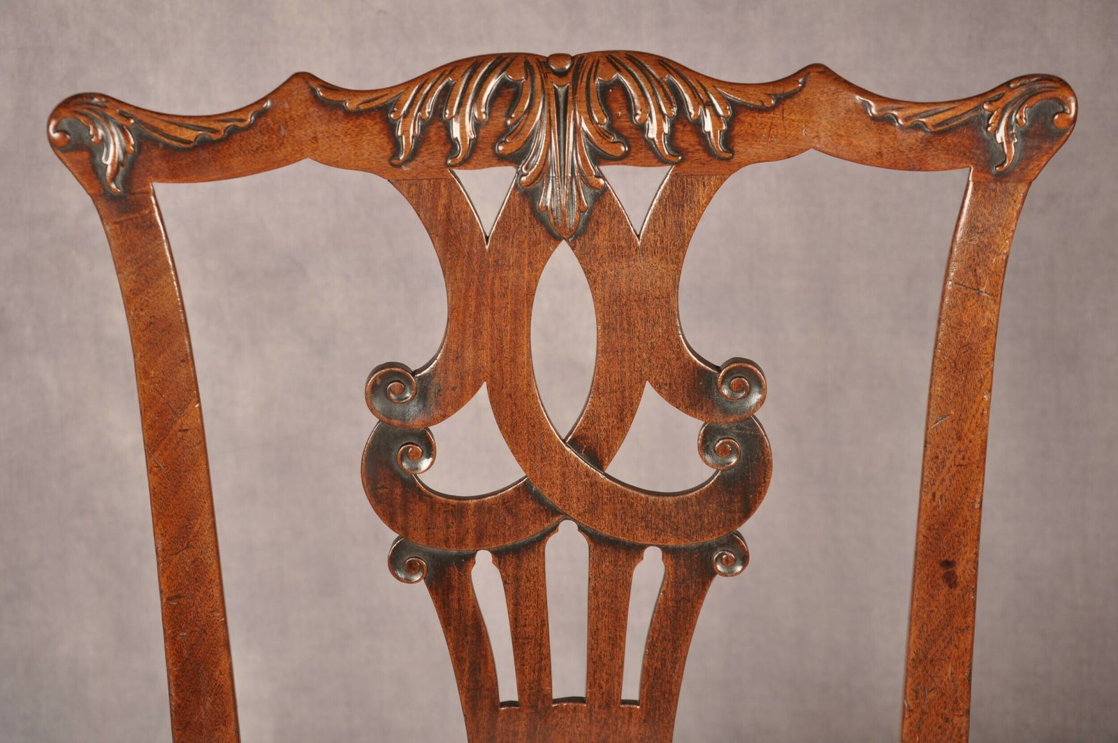 Fine Pair Of 18th Century Mahogany Chippendale Chairs photo buy