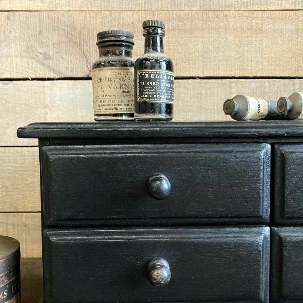 Antique Table Top Pine Drawers photo vintage