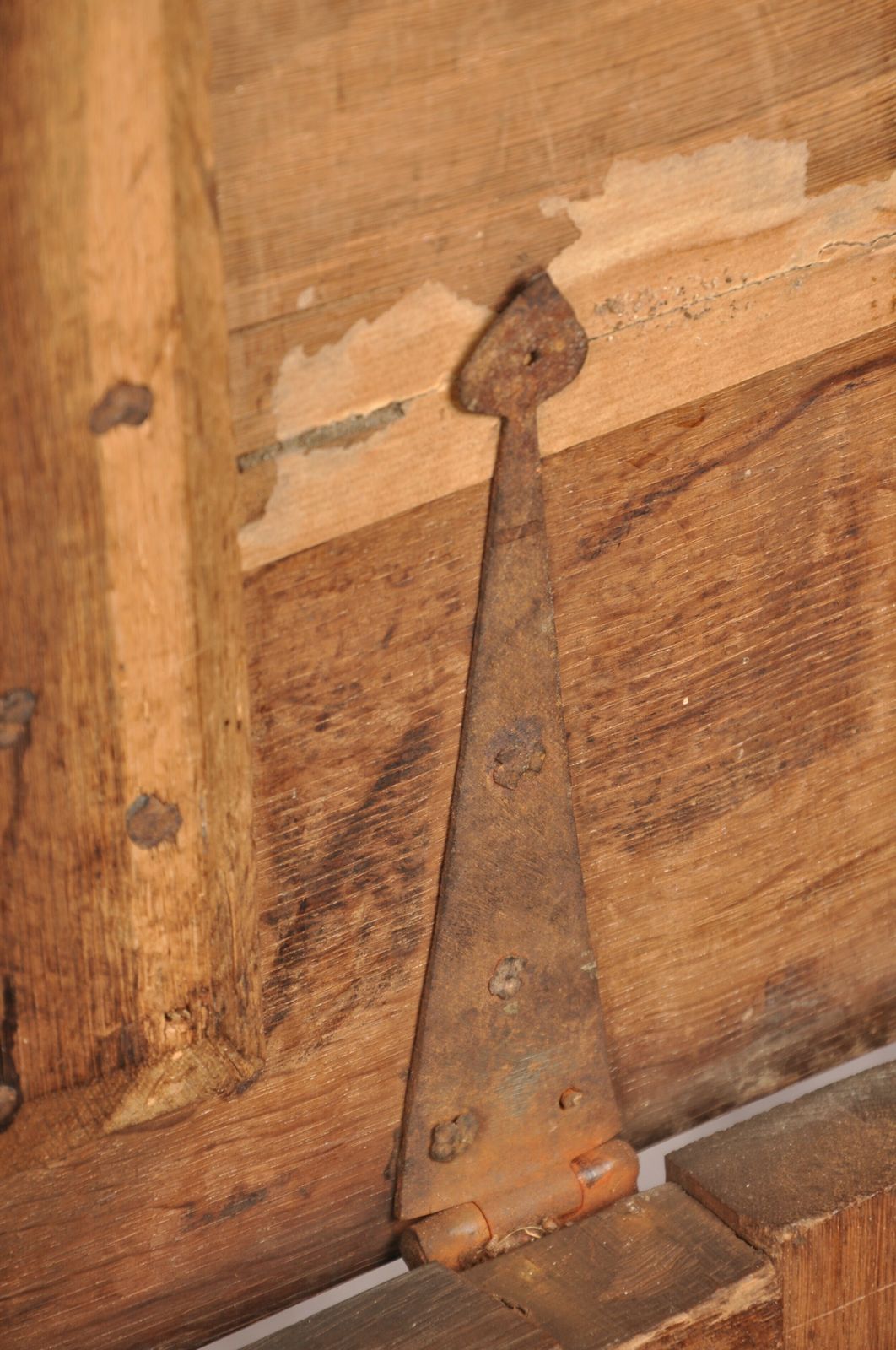 photo vinterior Queen Anne Oak Mule Kist, 18th Century And Earlier