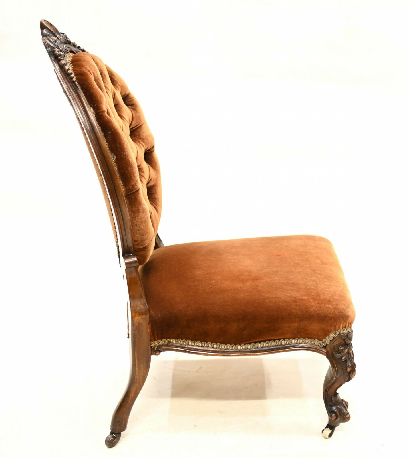 Victorian Salon Chair 1860 Nursing Seat photo vinterior