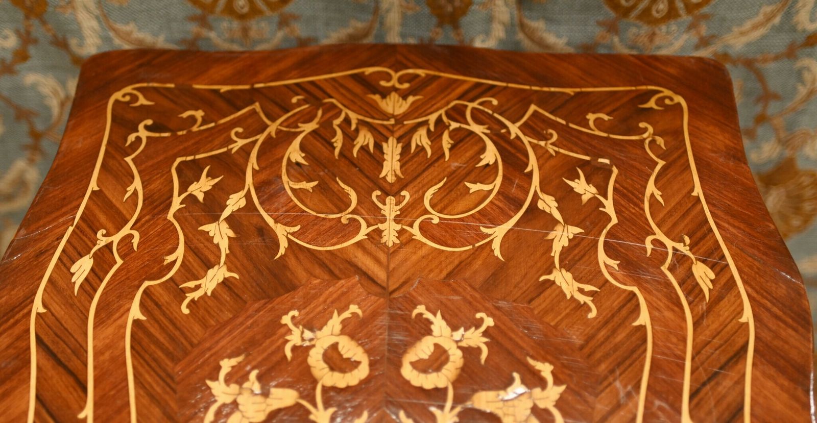 French Writing Desk Louis XVI Bureau Plat Inlay photo buy
