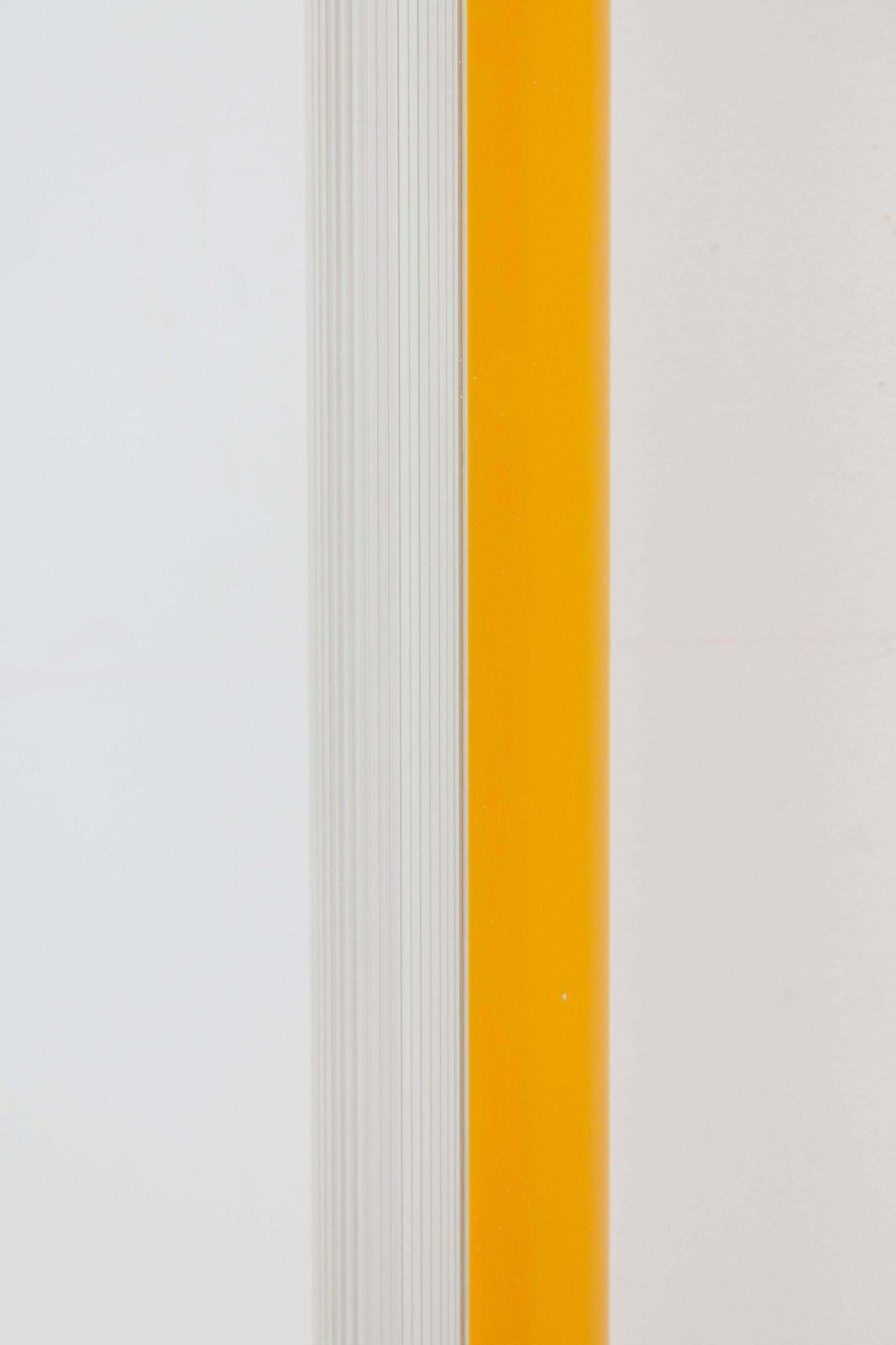 Yellow Metal And Fluorescent Tube Wall Lamp, 1970s, Germany photo vinterior