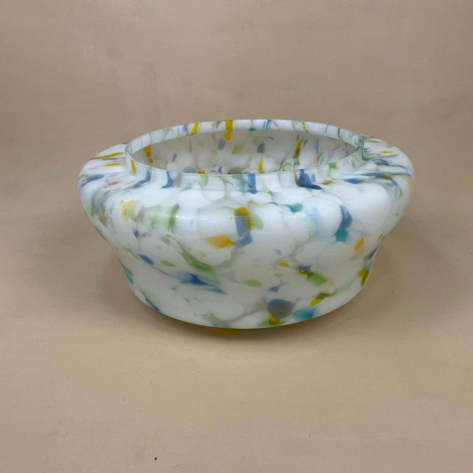 Glass Ceiling Lamp Shade White Speckled Lampshade Stain Glass Tiffany Style Lightshade Light Patterned Frosted Milky Pendant Art Deco photo furniture