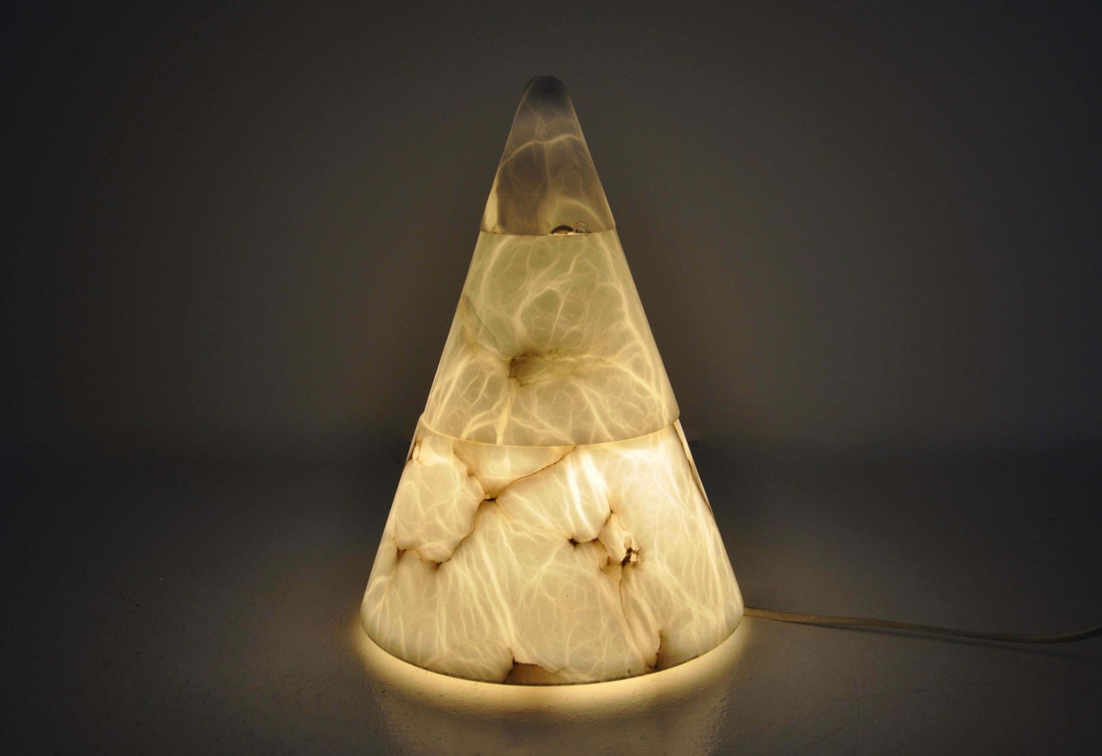 Italian Marble Table Lamp, 1960s photo vinterior