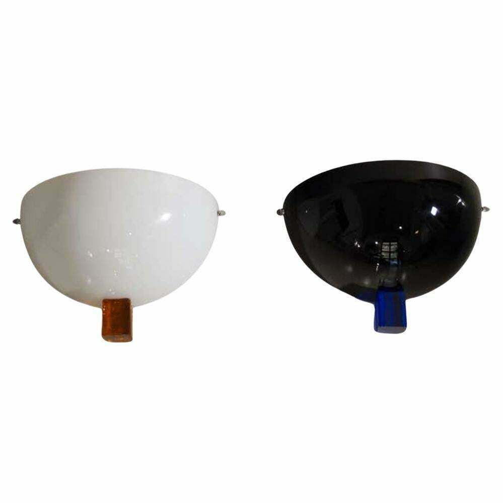 Venini Set Of Two Of Eight Wall Lamps, Victor Model 80's photo buy