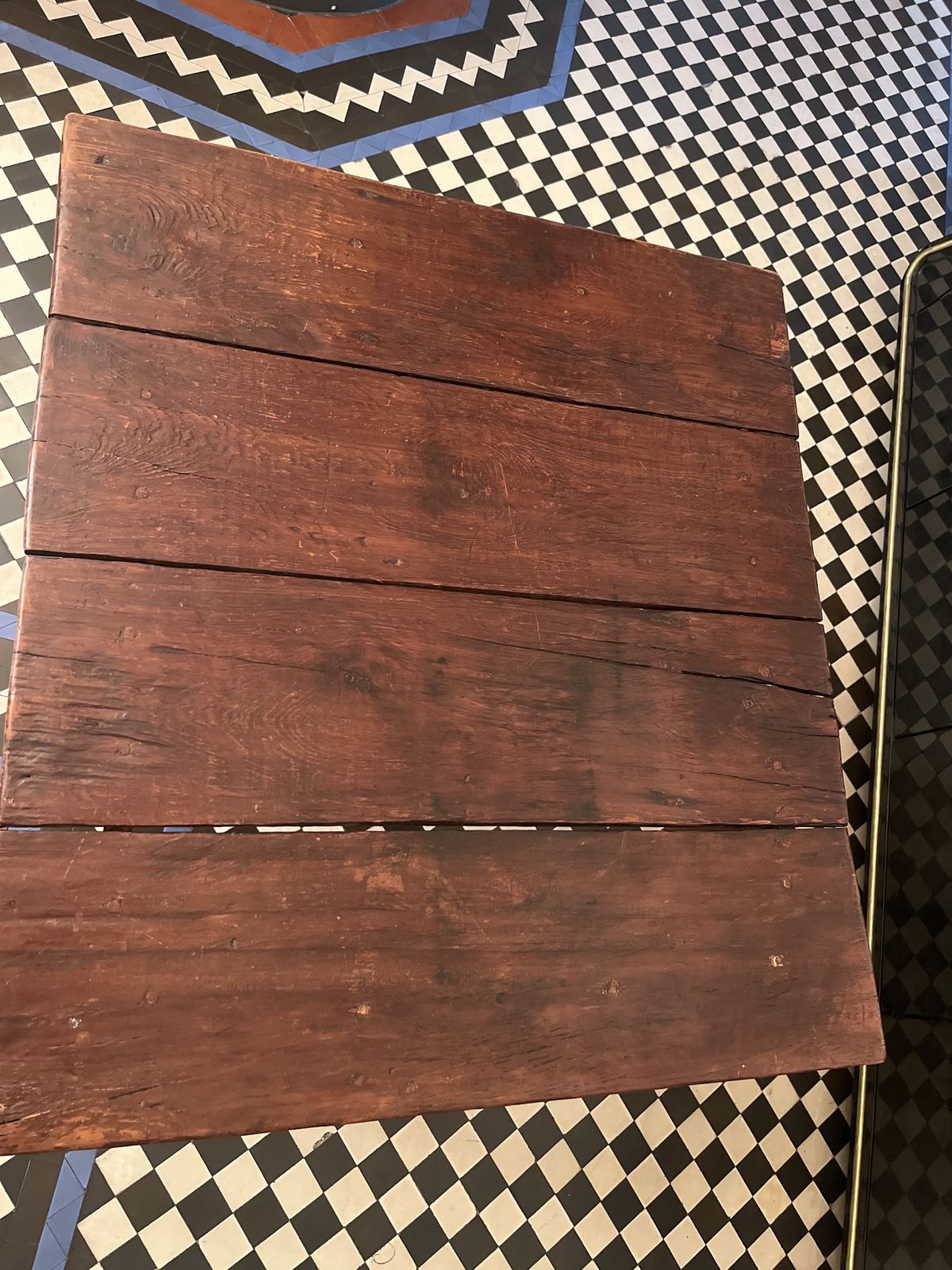 South American Vintage Wood Table photo furniture