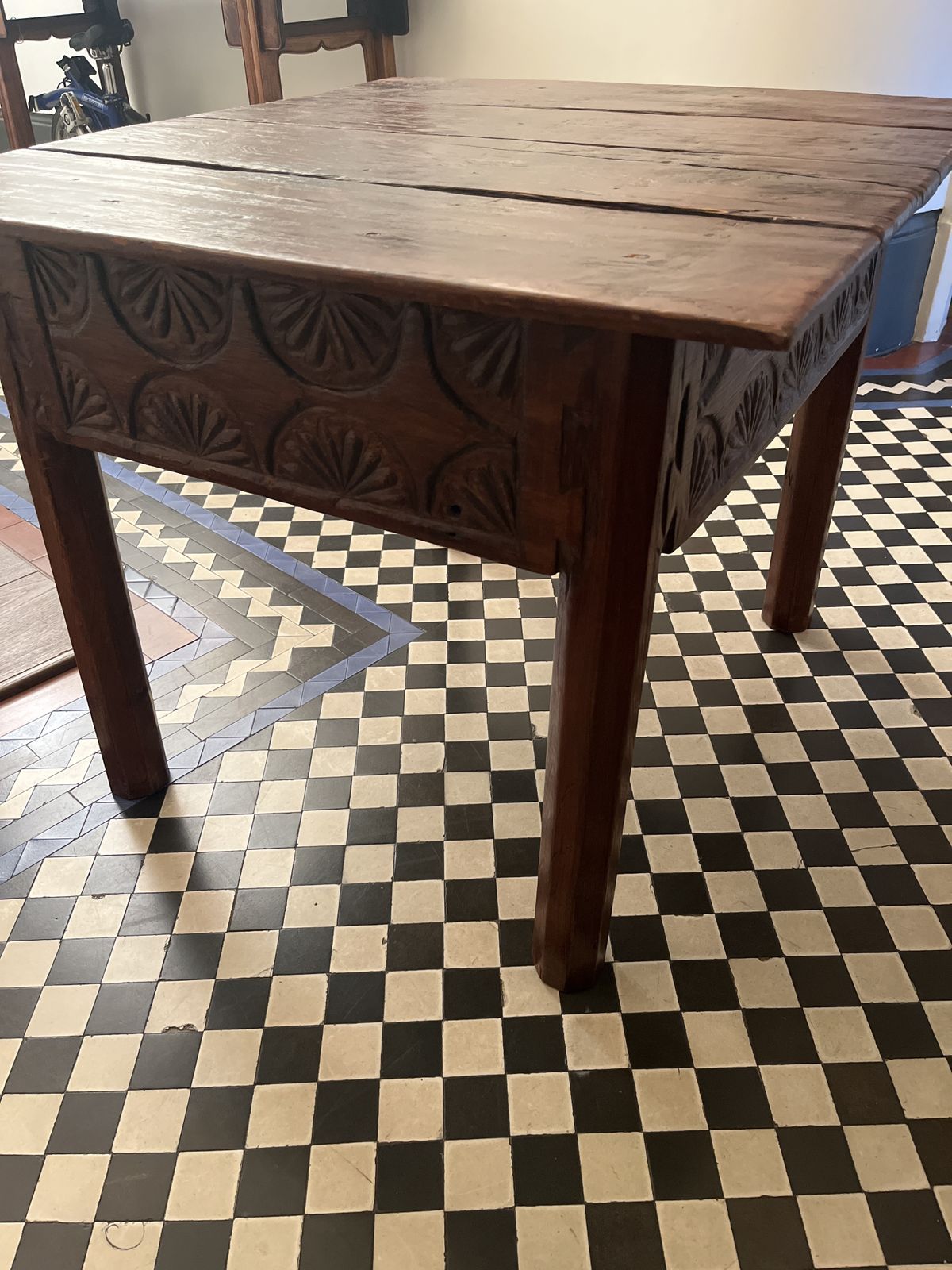 South American Vintage Wood Table photo Furniture